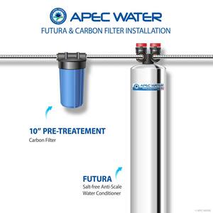Premium 10 GPM Whole House Salt-Free Water Softener System with Pre-Filter