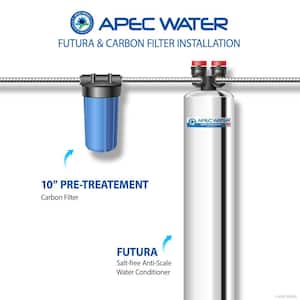 Premium 10 GPM Whole House Salt-Free Water Softener System with Pre-Filter