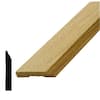 Alexandria Moulding WM 623 1/2 in. D x 3-1/4 in. W Oak Wood Baseboard ...