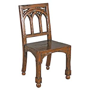 Gothic Revival Oak Hardwood Rectory Chair