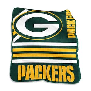 Green Bay Packers Multi-Colored Raschel Throw