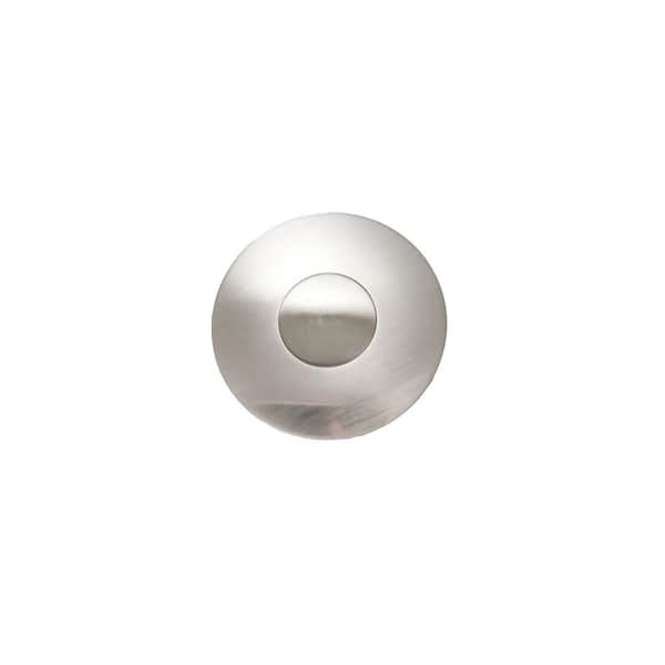 Satin Nickel Mushroom Style Pop-Up Drain less Overflow – Designs