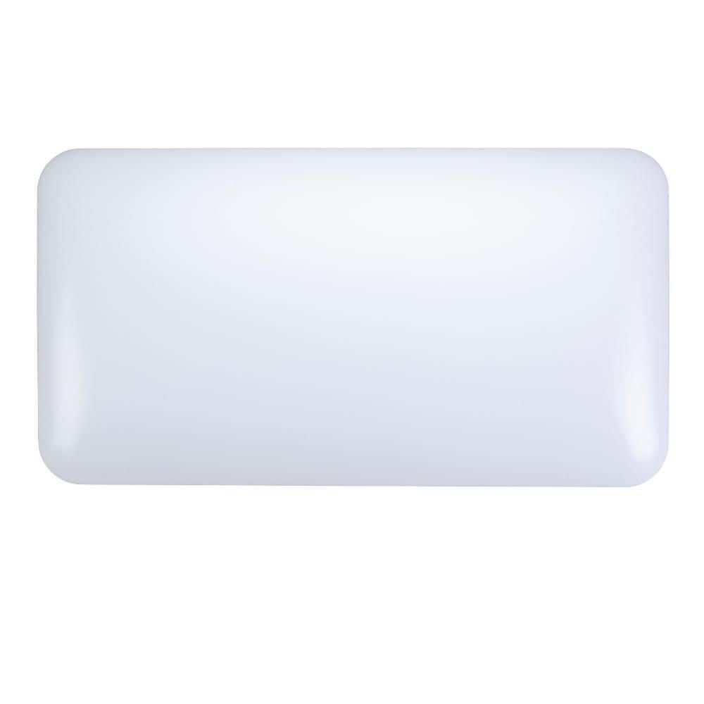 28 in. x 15 in. LED Flush Mount Ceiling Light Fixture, 3500 Lumens, 40-Watt, Color Selectable 2700K-5000K price history on PriceWatchPro