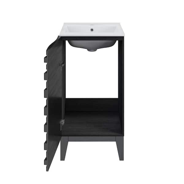 Swiss Madison Cascade 18 in. Bathroom Vanity Cabinet with