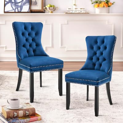 dark blue kitchen chairs
