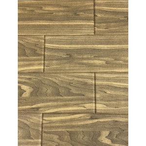 Rustic Sage 0.5 ft. x 3 ft. Glue up Foam Wood Ceiling Tiles Planks (19.5 sq. ft./case)