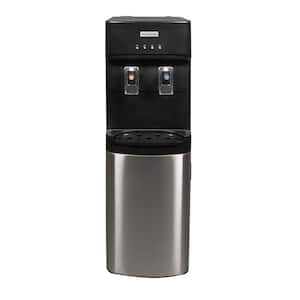 3 Gal. and 5 Gal. Bottom Load Hot and Cold Water Dispenser, Black