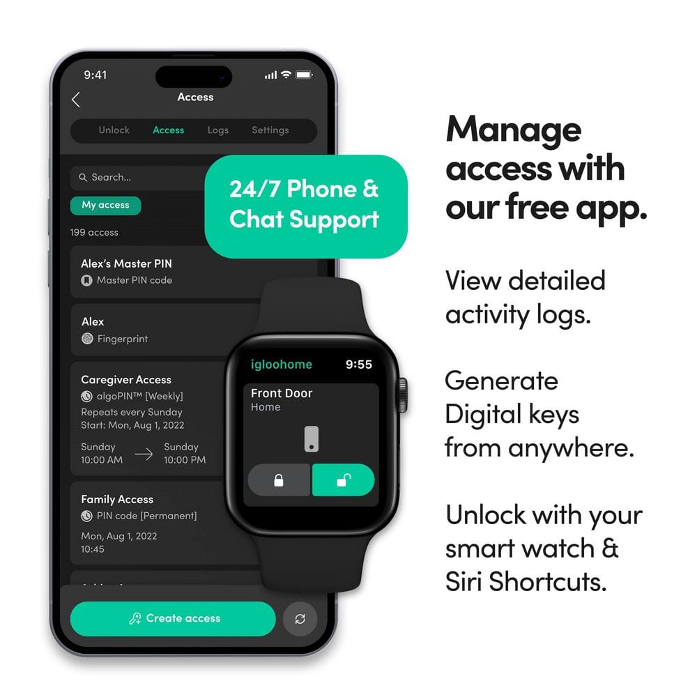 Red Keyless Fingerprint Padlock with Mobile App