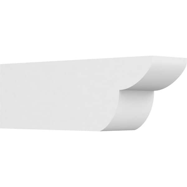 Ekena Millwork 6 in. W x 8 in. H x 24 in. L Standard Crestline Architectural Grade PVC Rafter Tail