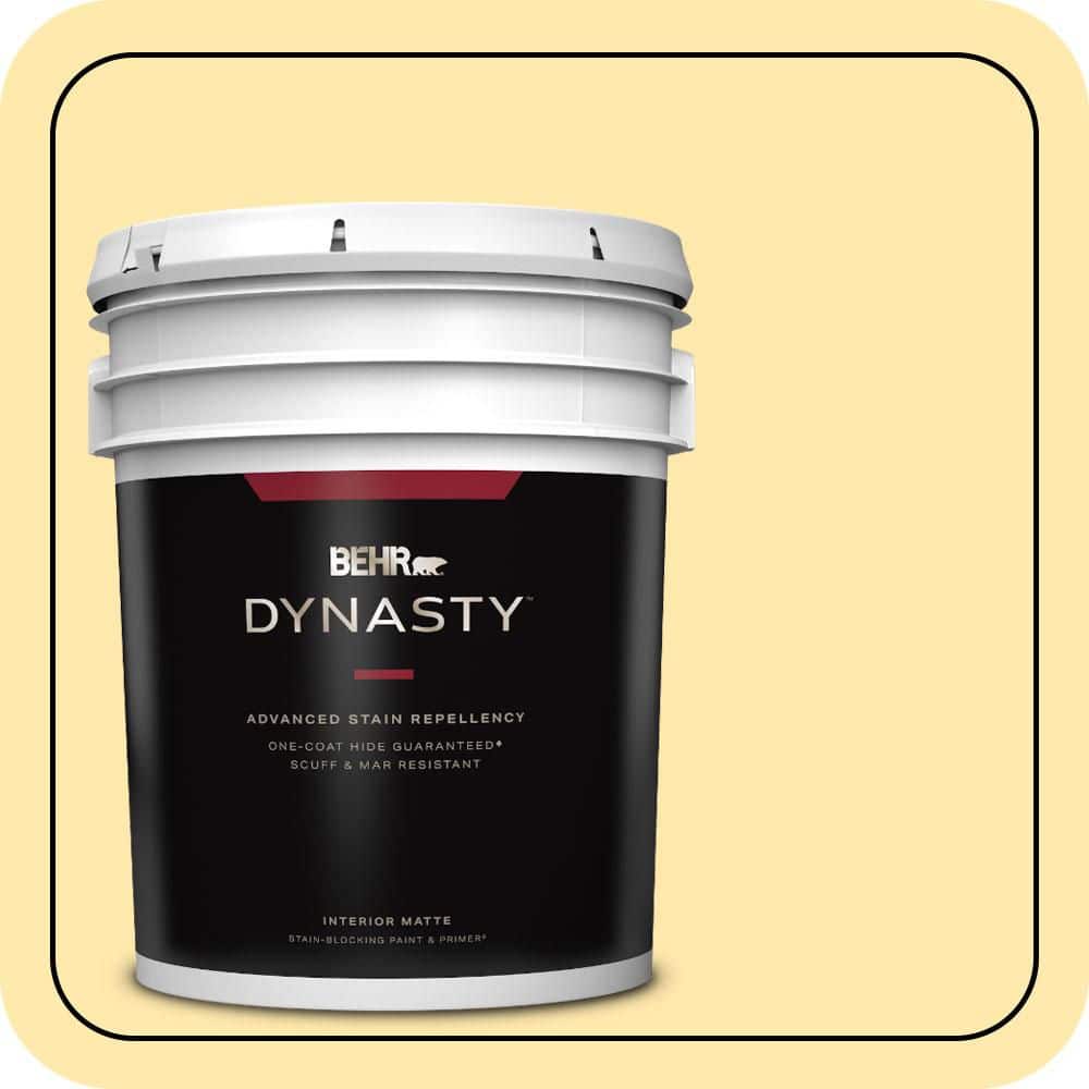 5 gal. #360A-3 Banana Split Matte Interior Stain-Blocking Paint & Primer price history on PriceWatchPro