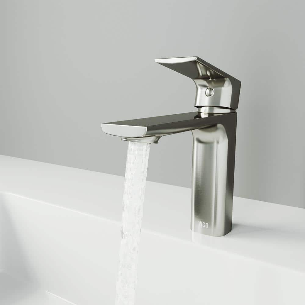 Davidson 6.375" Black Brass Single Hole Bathroom Faucet