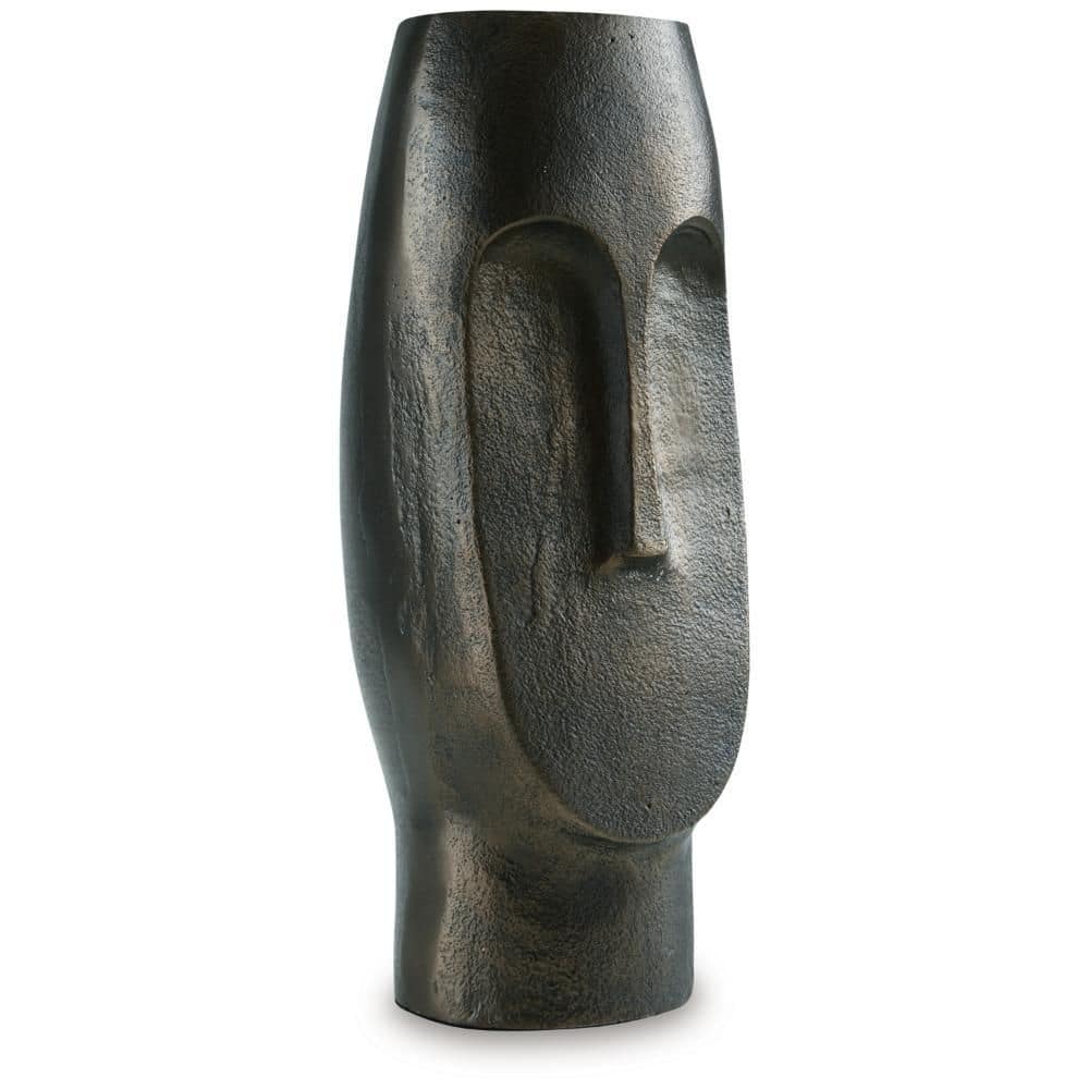 12.5 in. Bronze Aluminum Abstract Geometric Head Shape Decorative Vase price history on PriceWatchPro