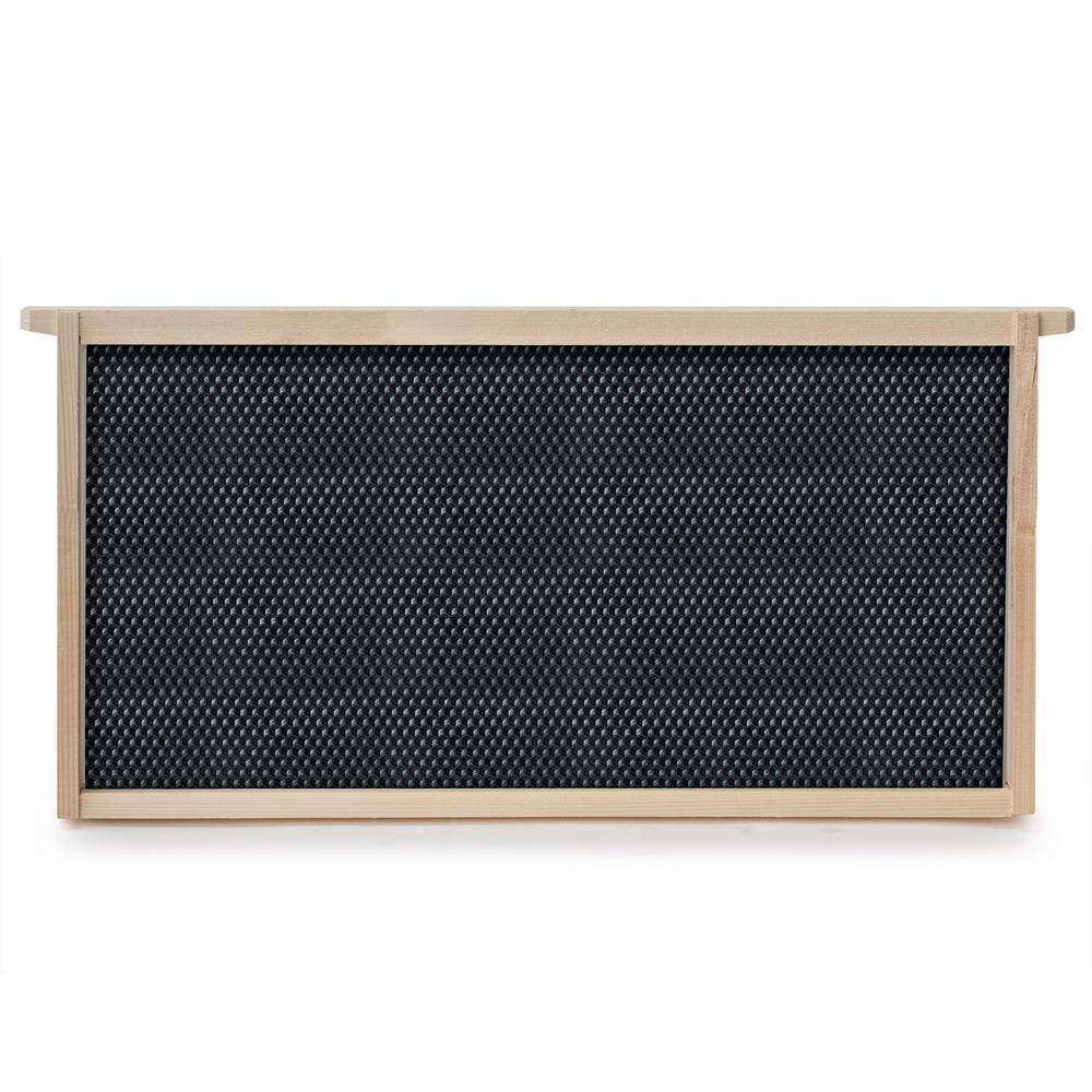 Natural Wood Langstroth Beehive Super Box with Frames