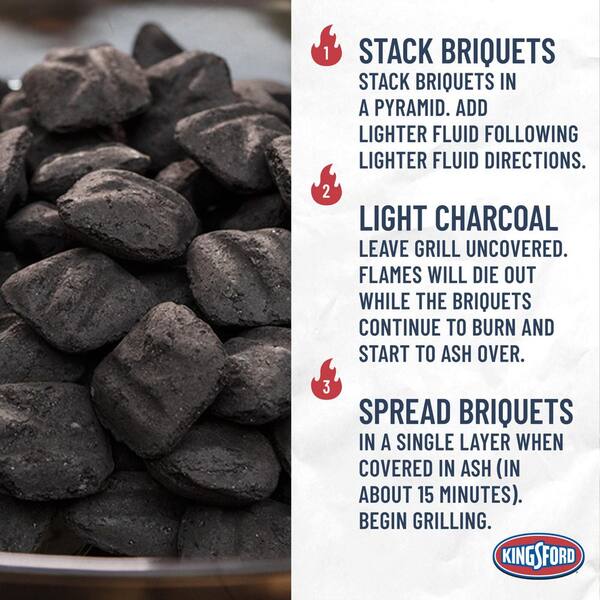 Kingsford 16 Original BBQ Smoker Charcoal Grilling Briquettes