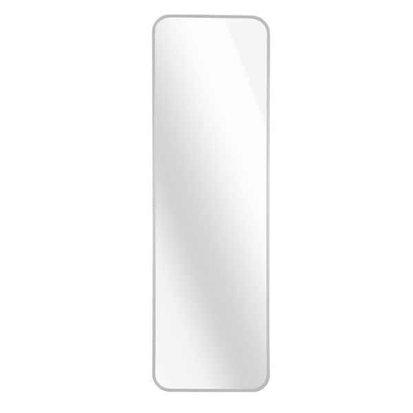 Unbranded 47 in W x 14 in. Silver frame Door Bathroom Vanity Mirror in Brushed  for Hanging Mirror for Bedroom Living Room