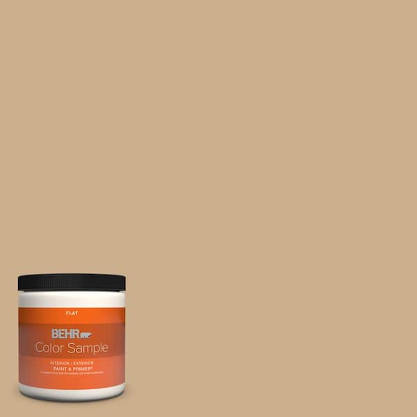 BEHR PREMIUM PLUS 8 oz. #PPU7-20 Raffia Ribbon Flat Interior/Exterior ...