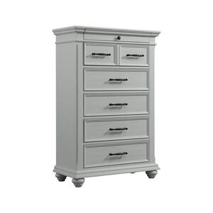 Brooks 6-Drawer Chest in Grey