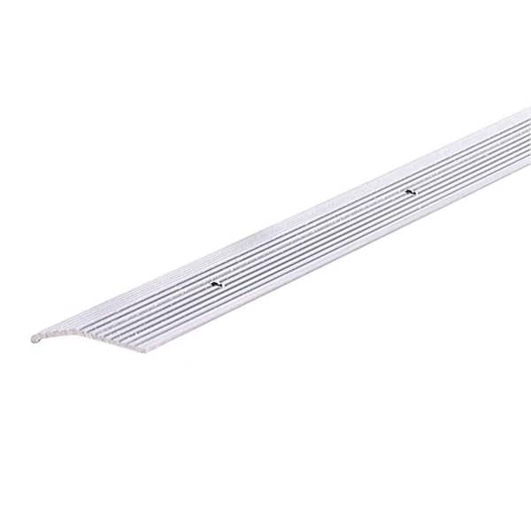 1-3/8"X 36" SILVER ALUMINUM CARPET TRIM W/SCREW NAILS