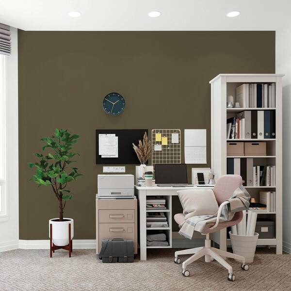 Glidden Premium 1 qt. PPG1027-7 Grapevine Flat Interior Paint
