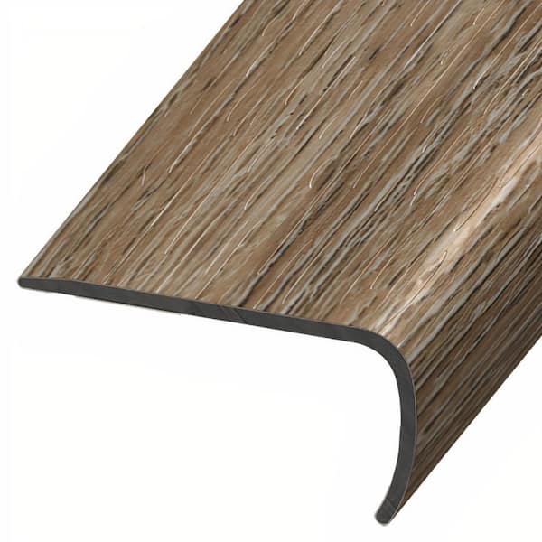 ASPEN FLOORING Musgrove 1 in. Thick x 2 in. Width x 94 in. Length Rigid Core Stair Nosing Vinyl Molding