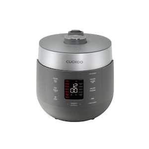 6-Cup (Uncooked) Twin Pressure Rice Cooker & Warmer with Nonstick Inner Pot, 16 Menu Options, Auto Clean