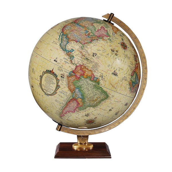 Carlyle Illuminated 12 in. Desk Globe