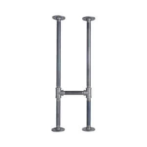 PIPE DECOR 1 in. x 2.4 ft. L Heavy Duty Industrial Black Steel