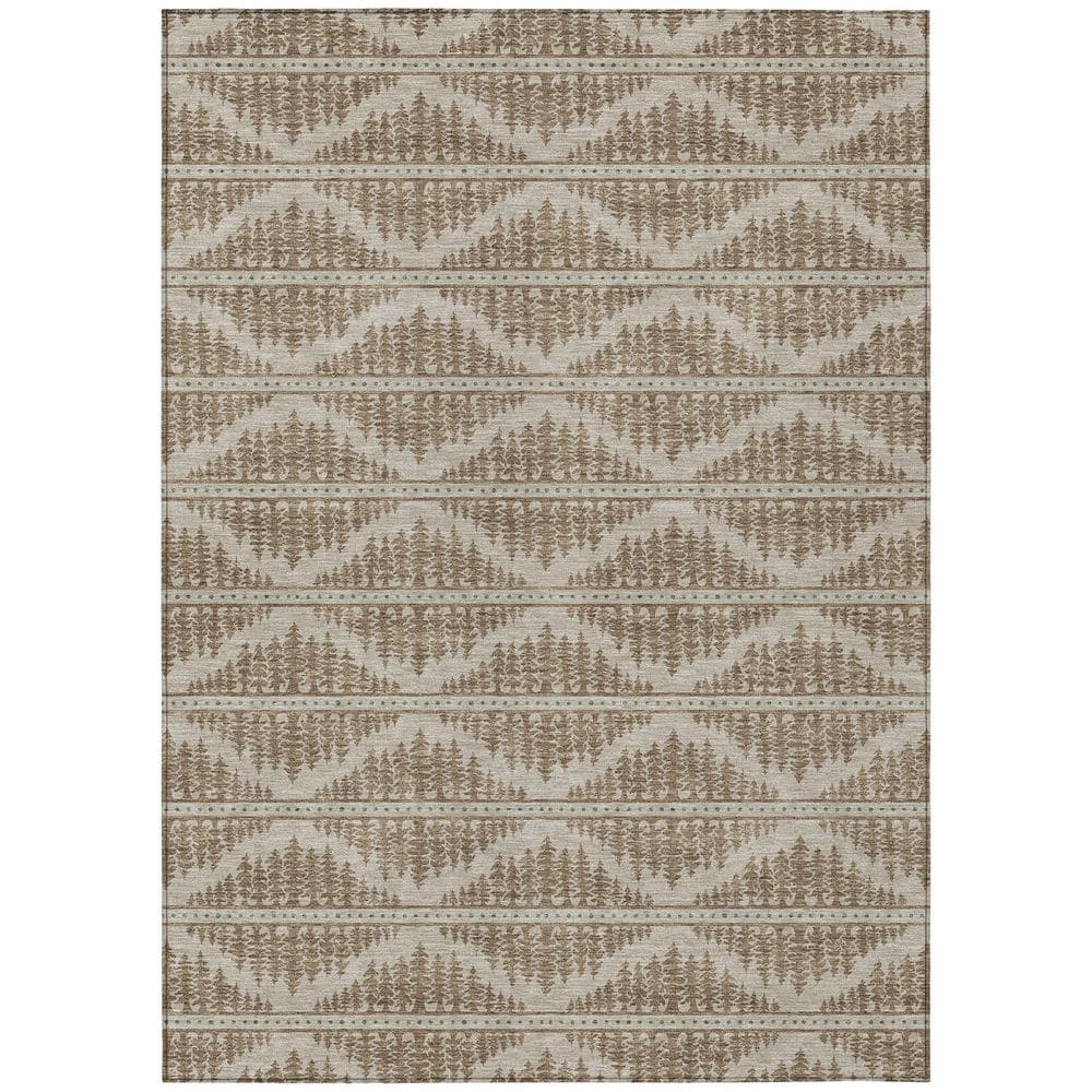 Chantille Machine Washable Indoor/Outdoor Abstract ACN2985 Beige 5 ft. x 7 ft. 6 in. Area Rug price history on PriceWatchPro