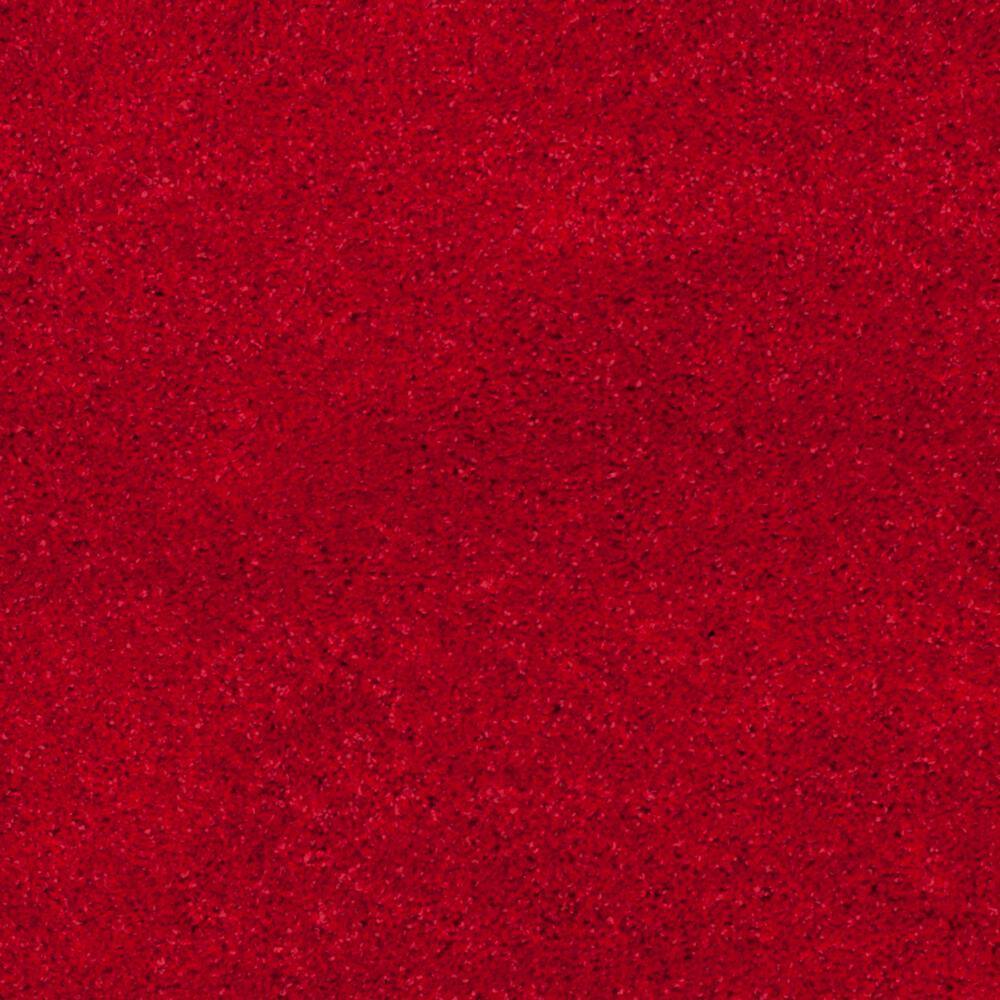 Milan Shag Red Synthetic Rectangular 4' x 6' Area Rug