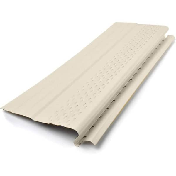 Pro Gutter Guard Leaf Protection 35 ft. Pack Cream Aluminum Gutter Covers 5 and 6 in. Gutters