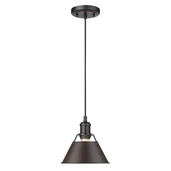 Orwell 1-Light Matte Black Standard Pendant