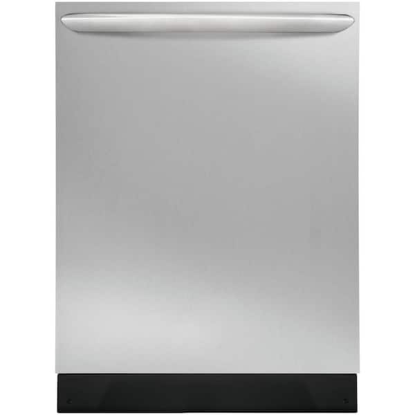 Frigidaire 24 In. in. Top Control Built-In Tall Tub Dishwasher in Stainless Steel with 8-Cycles and OrbitClean, 52 dBA
