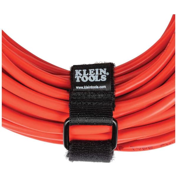 6 Inch Hook and Loop Reusable Strap Cable Cord Wire Ties 25 Pack Red 