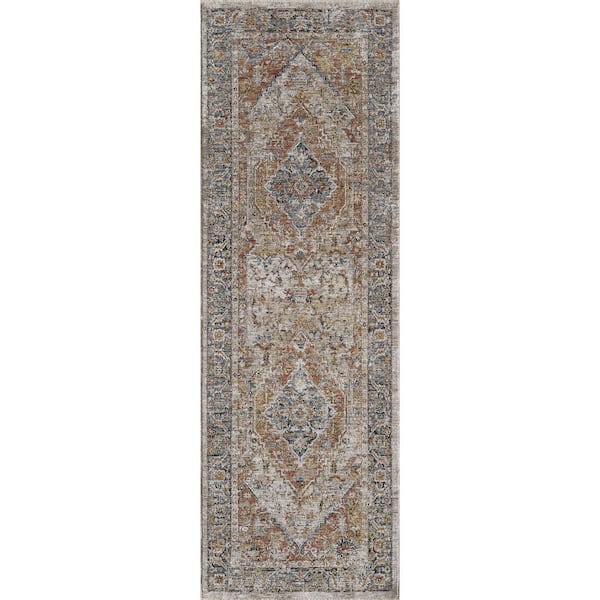 Ivy Rust 2 ft. x 8 ft. Boho Moroccan Runner Rug