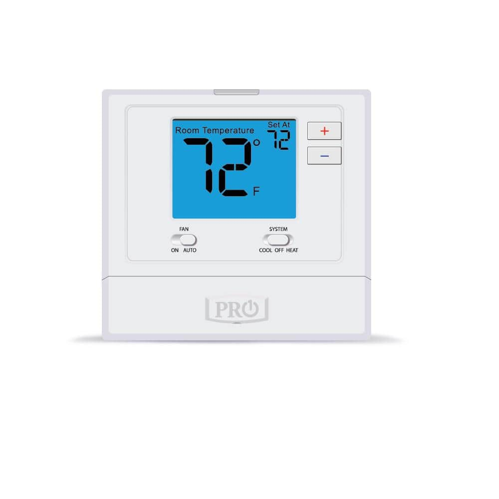 PRO1 Single Stage 1 Heat 1 Cool Non-Programmable Thermostat T701 - The ...