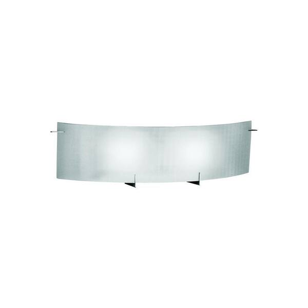 Eurofase Prisma Collection 2-Light Chrome Wall Sconce