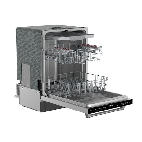 Thor Kitchen 24 in. Top Control Built-In Tall Tub Dishwasher in