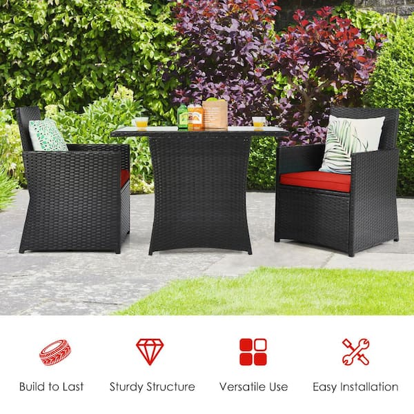 rattan bistro sets for garden