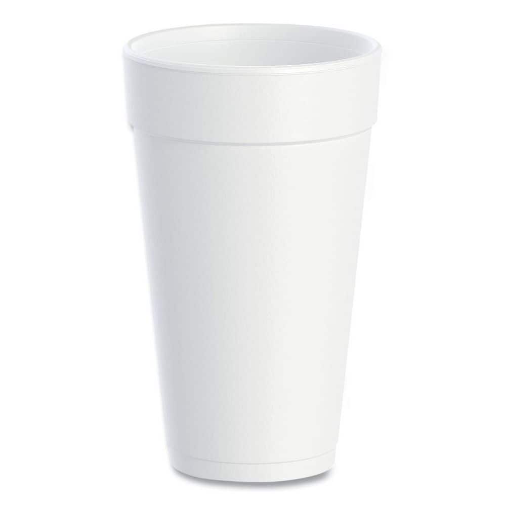 20 oz. White Foam Drink Cups (500 Per Case)