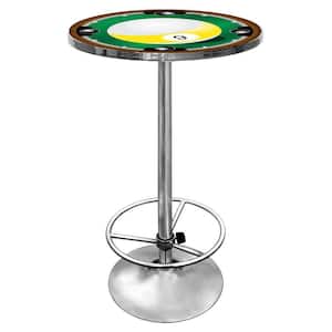 9-Ball Chrome Pub/Bar Table