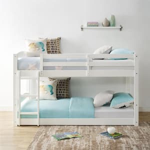 Noma White Twin Over Bunk Bed