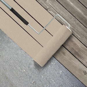 1 gal. #ICC-21 Baked Scone Textured Low-Lustre Enamel Interior/Exterior Porch and Patio Anti-Slip Floor Paint