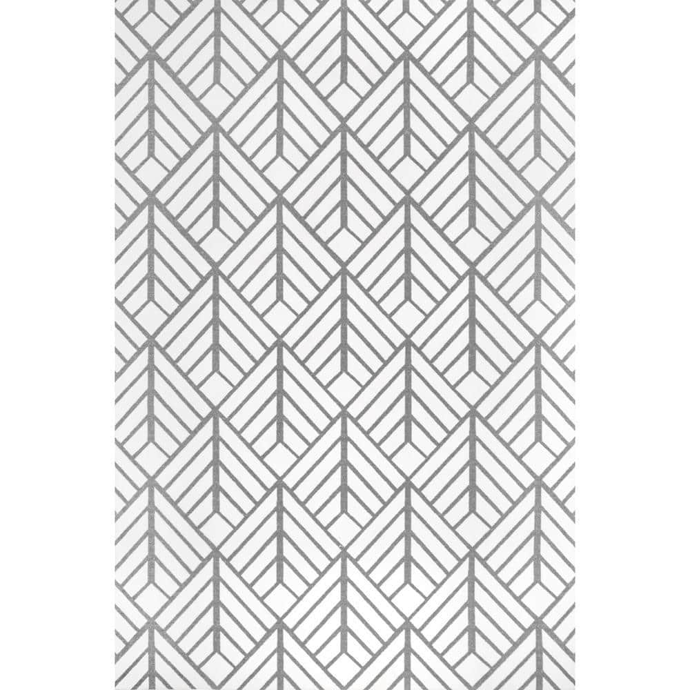 Tiffany Contemporary Diamond Grey 9 ft. x 12 ft. Indoor/Outdoor Area Rug price history on PriceWatchPro