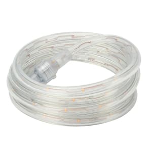 8 ft. 120-Volt Line Voltage Warm White Flexible Integrated LED Rope Light