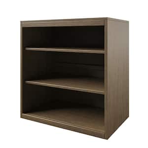 Malawi French Gray Open Shelf Storage Unit