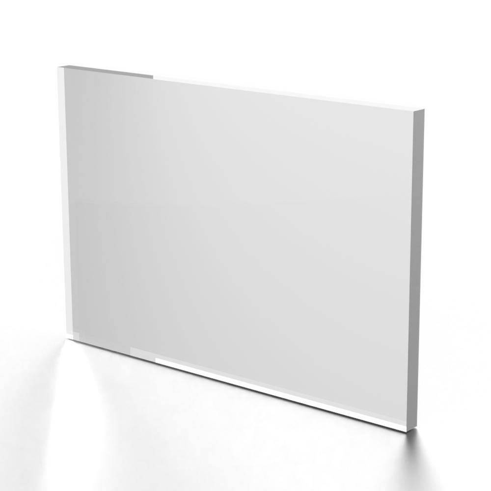 Fab Glass and Mirror Plexiglass 14 in. L x 14 in. W Clear Round Acrylic Sheet 1/4 in.Flat Edge for Office, Home, Wedding and Coffee Table