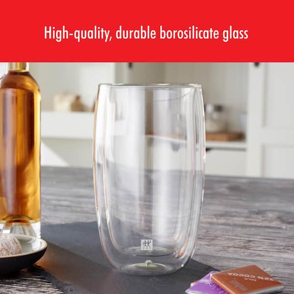 ZWILLING Sorrento 8-pc Double-Wall Glass Latte Cup Set 1019466