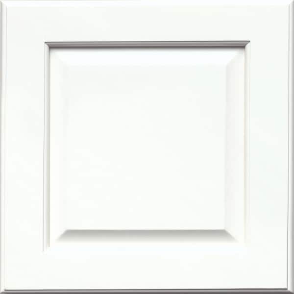 Fox Hill 14 5/8 x 14 5/8 in. Cabinet Door Sample in Dove White