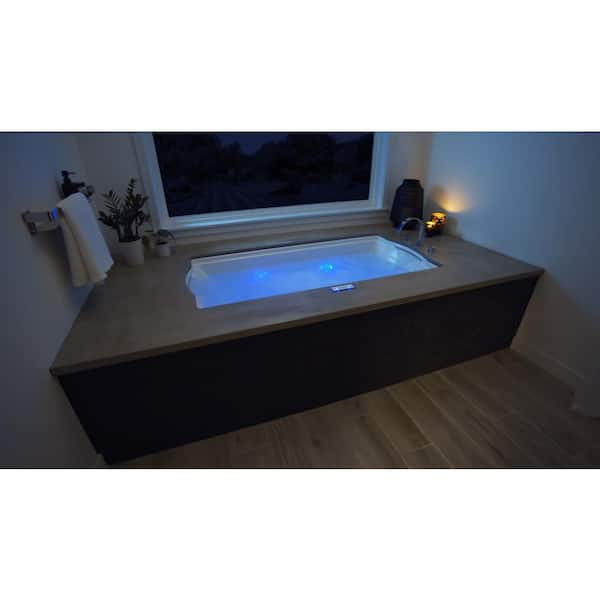 JACUZZI Fuzion 72 in. x 42 in. Rectangular Whirlpool Bathtub