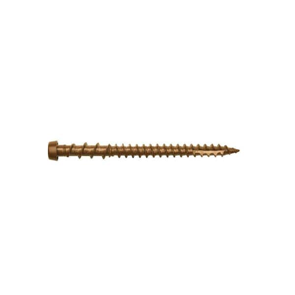 350-Pack #10 x 2-1/2 in. Beach Dune and Jasper Torx Flat Undercut Color Match Composite Deck Screw (4 lb. / 350-Piece)